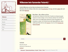 Tablet Screenshot of kammerchorpesterwitz.de